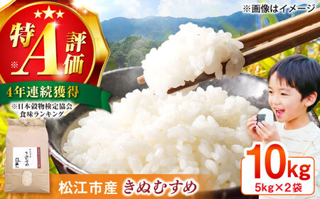 米 ＼新生活応援企画!/[数量限定100個][4月末まで!]豊かな自然が育んだお米 松江市産きぬむすめ 10kg 島根県松江市/フジキコーポレーション株式会社[ALDS021]