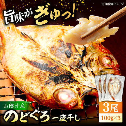 山陰沖産のどぐろ一夜干し100g以上×3 島根県松江市/平野缶詰有限会社[ALBZ060]