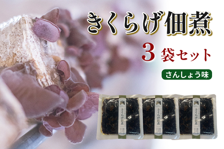 きくらげ佃煮(さんしょう味)×3パック [157_0008]