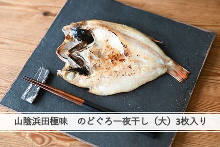 山陰浜田極味 のどぐろ一夜干し（大）3枚入り 魚介類 魚貝類 魚 のどぐろ 一夜干し 干物 贈答 お中元 お歳暮 島根県沖産 【1763】
