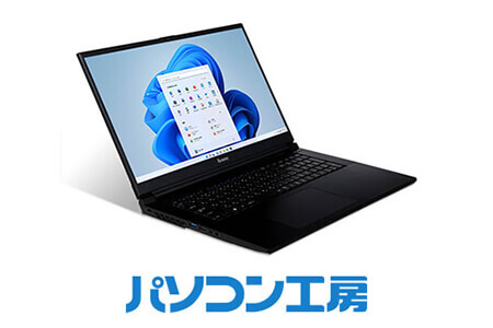 パソコン工房 17インチスタンダードノートパソコン Core i7/SSD【50_6-001】