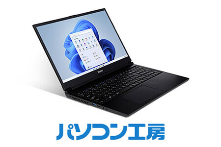 パソコン工房 15インチスタンダードノートパソコン Core i7/SSD【39_8-002】