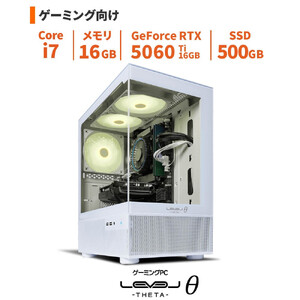 パソコン工房 4年間物損保証 ミニタワーゲーミングPC Core i7/5060 Ti/ピラーレス/No.346