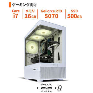 パソコン工房 4年間物損保証 ミニタワーゲーミングPC Core i7/5070/ピラーレス/No.348