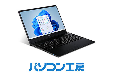 パソコン工房 15インチノートパソコン Core i5/SSD【38_2-001】の