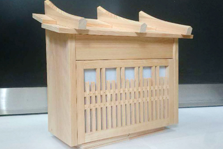 和風木製ポスト[ 木製ポスト ポスト 木製 和 手作り ]