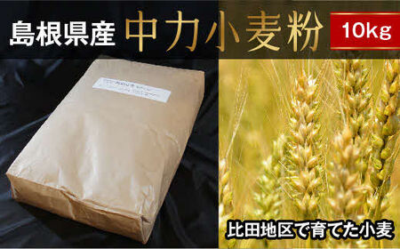 中力小麦粉10kg(農林61号)[うどん 麺 製麺 国産]