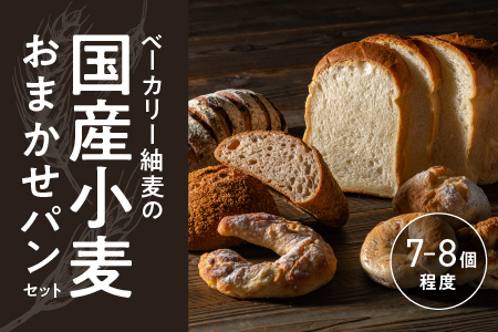 ベーカリー紬麦の国産小麦おまかせパンセット(7〜8個程度)BT-3