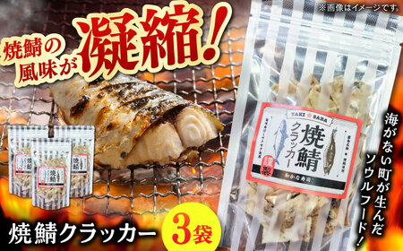 【海がない町が生んだソウルフード】 焼鯖クラッカー 55g×3袋 魚 焼き魚 お菓子 おつまみ おやつ 島根県雲南市/和かな寿司[AIDK001]