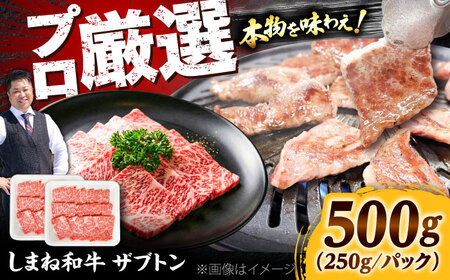 牛肉 しまね和牛ザブトン500g [AIEF018]
