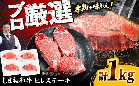 しまね和牛 ヒレステーキ1kg  [AIEF024]ステーキ