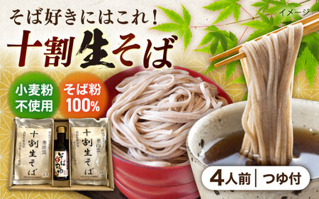 十割生そばと特製そばつゆのセット 2人前×2袋 | 十割生そば 特製そばつゆ セット そば そばつゆ 島根県雲南市/有限会社木村有機農園 [AICU004]
