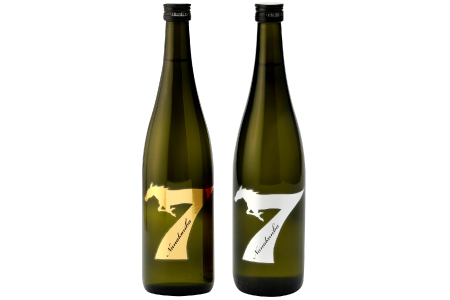 七冠馬 ゴールド・シルバーセット【日本酒 720ml 四合瓶 2本 詰め合わせ セット 飲み比べ 七冠馬 純米吟醸 純米酒 お酒 酒 地酒 晩酌 こだわり アルコール プレゼント 贈り物 贈答 ギフト】