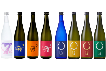 [日本酒定期便]季節のおすすめ便「七冠馬」の定番酒と季節酒を各1本(計2本)×4回[4回お届け][日本酒 720ml 飲み比べ 七冠馬 お酒 酒 地酒 晩酌 こだわり アルコール プレゼント 贈り物 贈答 ギフト]