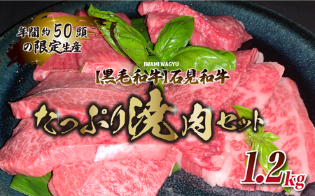 [黒毛和牛]石見和牛たっぷり焼肉セット1.2kg