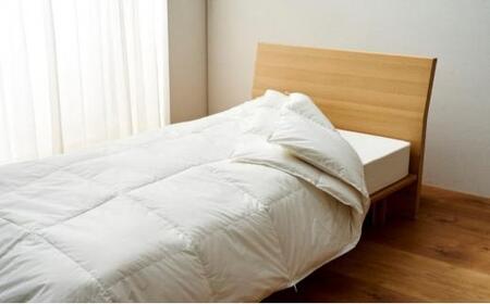 羽毛 布団 岡山市で作られた 羽毛ペアタイプ ホワイトダック 93% クィーンサイズ 寝具