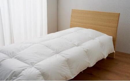 羽毛 布団 岡山市で作られた 羽毛合い掛けふとん ホワイトダック 93% クィーンサイズ 寝具 