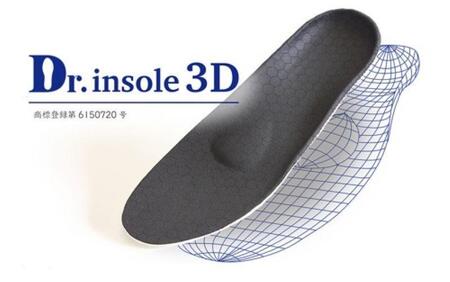 中山靴店 足のお悩みを解決する本格的オーダーメイドインソール[白][Dr.insole 3D][配送不可:離島]