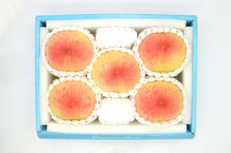 【2026年発送】岡山のブランドもも ”晴れ未来” ５～６玉（約1.3kg）