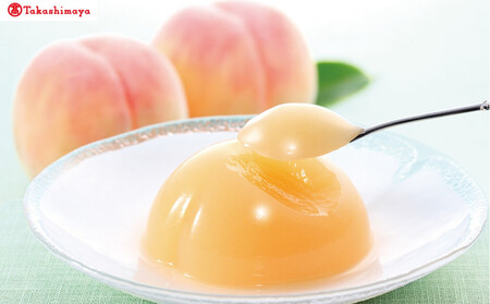 [宗家 源吉兆庵]清水白桃ぜりぃ2個入[高島屋選定品]