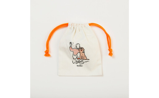 いぬらー巾着ポーチ