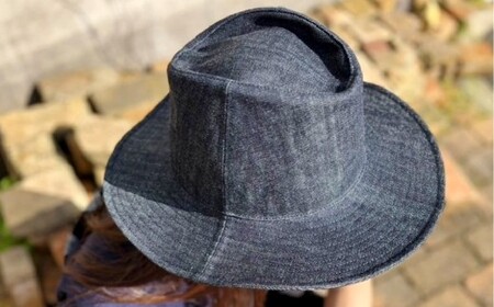 [児島]デニムウエスタンハット セルヴィッチデニム/12oz 雑貨 小物 ファッション ふるさと納税限定