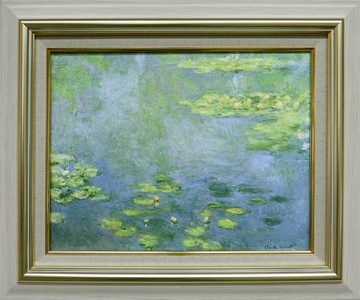 モネ《睡蓮》複製画M 絵画 複製 美術 絵 インテリア 睡蓮 芸術 岡山県 倉敷市