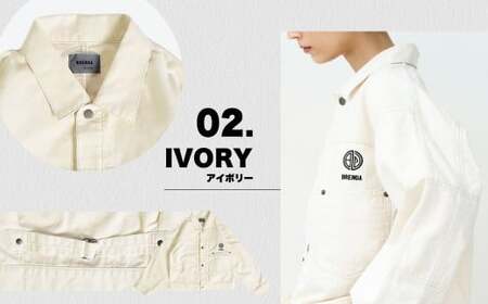 BRENOA チノジャケット アイボリー( Sサイズ / Mサイズ / Lサイズ ) チノ ジャケット 上着 ファッション 服 洋服 岡山県 倉敷市 [選べるサイズ]