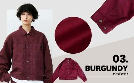 BRENOA チノジャケット バーガンディ( Sサイズ / Mサイズ / Lサイズ ) チノ ジャケット 上着 ファッション 服 洋服 岡山県 倉敷市 [選べるサイズ]