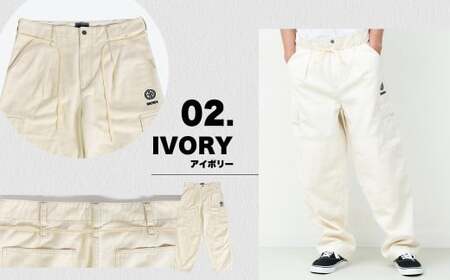 BRENOA チノカーゴパンツ アイボリー( Sサイズ / Mサイズ / Lサイズ ) チノ パンツ カーゴパンツ チノパンツ チノパン ズボン ファッション 服 洋服 岡山県 倉敷市 [選べるサイズ]