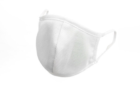 夏用ハイブリッドマスク1枚と抗ウイルスシート10枚[白]Lサイズ