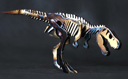 恐竜 鉄製 オブジェ ティラノサウルス S model