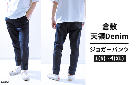 デニムパンツ メンズ 倉敷天領デニム 10oz ストレッチ デニム ジョガー パンツ インディゴ TDP2301-ID 2(M)サイズ