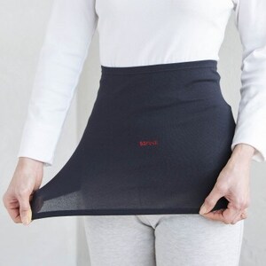 着る岩盤浴BSファイン　ウエストウォーマー【Lサイズ/ブラック】【1427093】