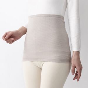 着る岩盤浴BSファイン　ウエストウォーマー【Lサイズ/ピンクベージュ】【1427097】