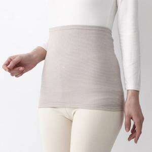 着る岩盤浴BSファイン　ウエストウォーマー【LLサイズ/ピンクベージュ】【1427126】