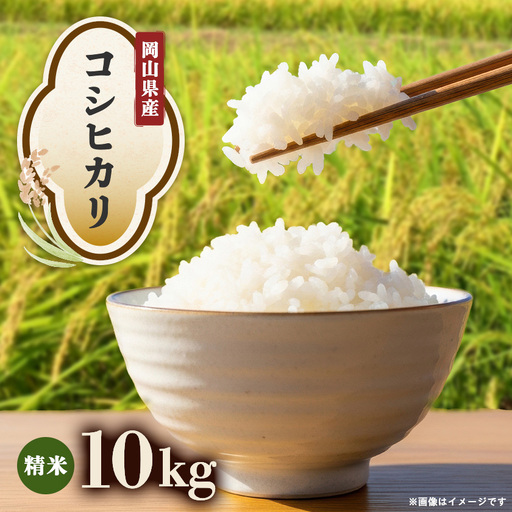 【先行受付】岡山県産『コシヒカリ』[10kg×1袋(10kg)]【1726901】