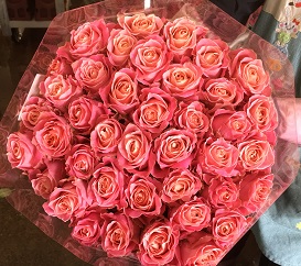 愛する人へ「25本の薔薇」（ピンク）