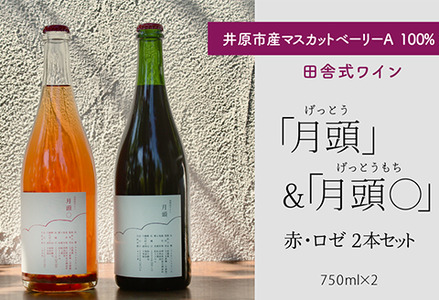 田舎式ワイン「月頭」＆「月頭◯」２本セット
