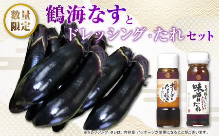 [2025年発送]鶴海なすとドレッシングのセット