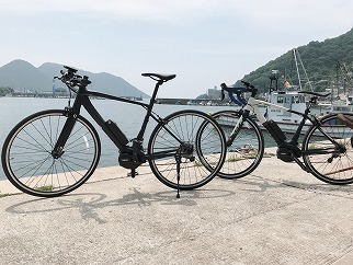 E-BIKE乗り放題!備前市の海、山めぐるレンタルサイクル