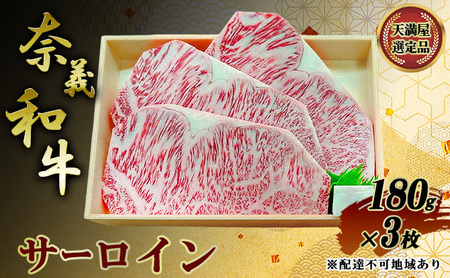 [天満屋選定品] 奈義和牛 サーロイン 180g×3枚 岡山県産 牛肉 なぎビーフ