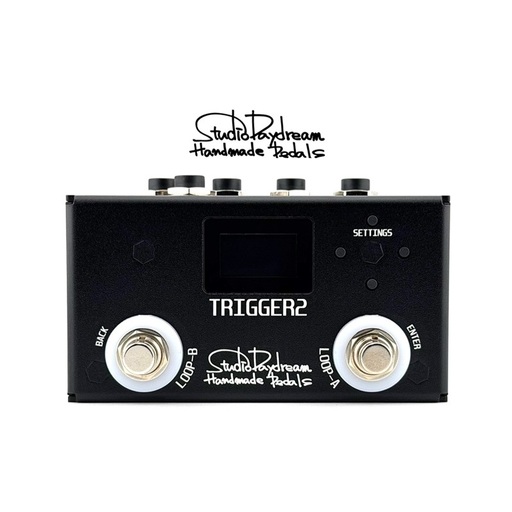 TRIGGER2 V6.3 StudioDaydream スイッチャー 2ループ MIDI コントロール端子 エフェクター ギター