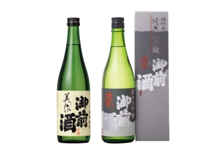 [岡山の酒] 雄町米の定番 純米大吟醸「馨」と純米「美作」 計2本のセット / 御前酒 辻本店 [GZN-04-01]