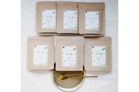 りらく茶 (よもぎ・松の葉・すぎなの3種の粉末ブレンド茶) 6袋セット|マツリカサボン