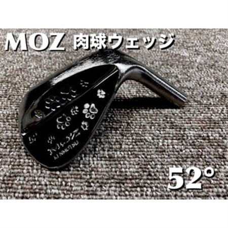 MOZ 肉球ウェッジ  52° コバルトブラック・ミラー仕上げ (モーダス W 115)_雑貨・日用品 ゴルフ用品 スポーツ・アウトドア用品 _【1501783】