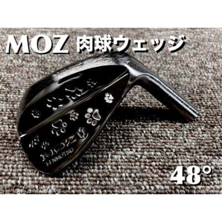 MOZ 肉球ウェッジ  48° コバルトブラック・ミラー仕上げ (フジクラMCI 60 R)_雑貨・日用品 ゴルフ用品 スポーツ・アウトドア用品 _【1503327】