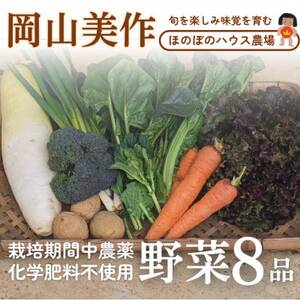 [畑から直送]岡山美作産 旬を楽しみ味覚を育む野菜約8種(約5kg)[配送不可地域:離島]