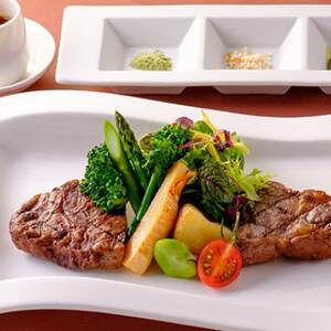 ポピースプリングスリゾート&スパ ペアランチ(お肉料理+ビュッフェ)&温泉入浴+フェイスタオル付