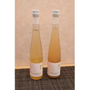 清水白桃スパークリングワイン桃香 2025年新酒・2024年産飲み比べ360ml×2本セット[配送不可地域:離島]